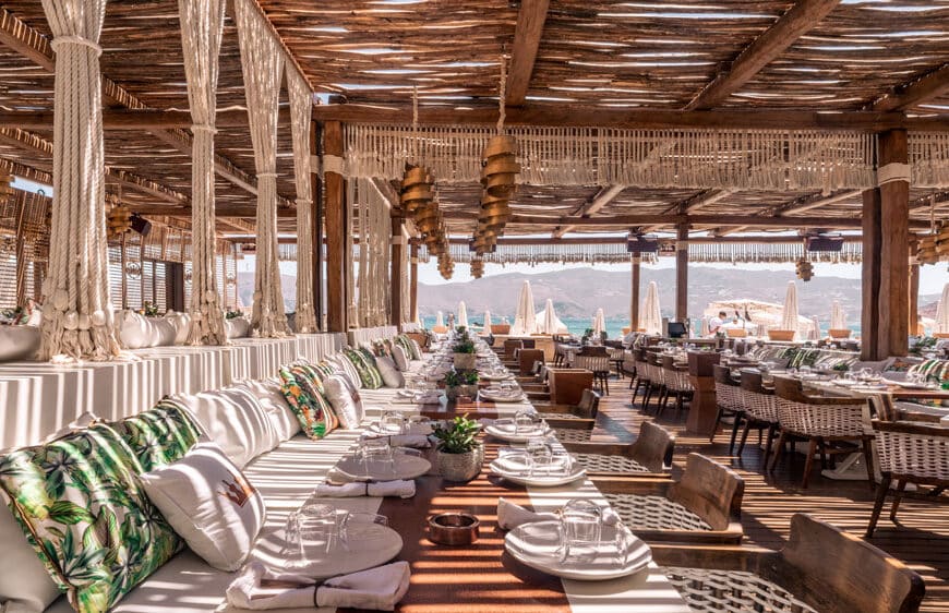 Principote beach club Panormos Mykonos