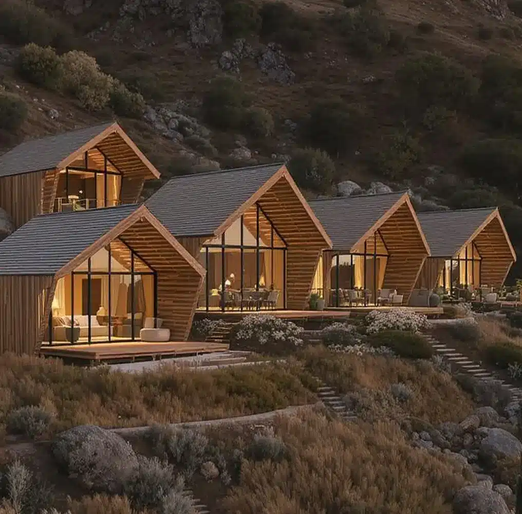 Private chalet hospitality in winter